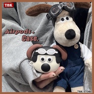 Airpod case 3 pro Cartoon Hip Hop Air Force Dog Silica Gel Airport 1 gen2