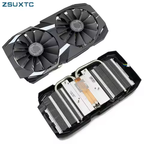 T129215SM 95mm RX580 Cooler Fan For ASUS Radeon RX 580 DUAL OC Gaming Video Card Cooling Fan heat si
