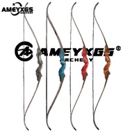 AMEYXGS 20-60lbs 60" Takedown Recurve Bow Wooden Bow Handle Target LH RH