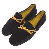 Like New TOD'S x FERRARI Gommini Driving Shoes XRM0XB0BQ70RQ24286 Size 5 (Japanese Size 24cm) Suede 