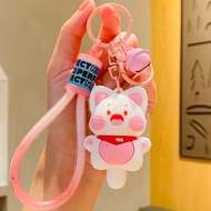 MEILI STORE Doodle Cat Keychain