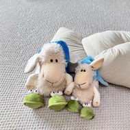 Germany NI Sheep Sleep Cap Sheep Baa Sheep Plush Toy Little Sheep Soothing Doll Plush Toy Pillow for