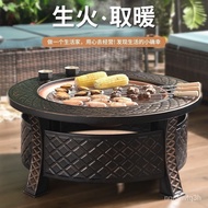 W-8&amp; Barbecue Oven Barbecue Stove Table Barbecue Grill Oven Household Outdoor Courtyard Oven Smoke-Free Barbecue Table C