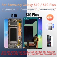 AMOLED S10 LCD For SAMSUNG Galaxy S10 G973F/DS G973F G973 S10 Plus G975 G975F G975F/DS Touch Screen 