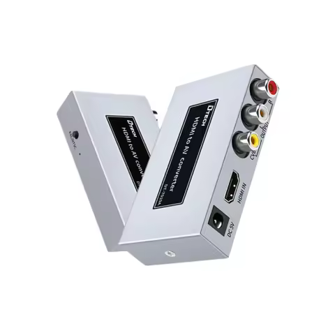 DTECH 1080P HDMI Convert to RCA AV HD Audio Video Converter Support NTSC PAL DT-7019A(MS)