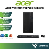 ACER VERITON VS2720G-51448PS Intel Core i5-14400 Intel UHD 8GB D5 512GB NVMe SSD W11 Pro 3Y Commerci