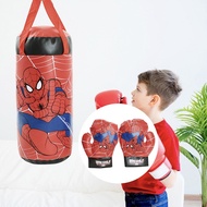 Spiderman Boxing bags And Boxing Gloves Set For Kids Gift