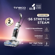 【15x BOOST STEAM & 99.9% SANITIZE】Tineco Floor One S6 Stretch Steam 160°C Wet Dry Vacuum Cleaner | D