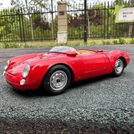 【免運】Schuco舒克 1:18 保時捷 Porsche 550A Spyder 合金汽車模型車模