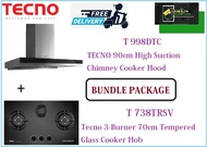 TECNO HOOD AND HOB BUNDLE PACKAGE FOR ( TH 998DTC &amp; T 738TRSV ) / FREE EXPRESS DELIVERY
