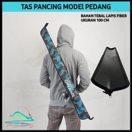 Tas Joran Pancing Tegek Shimano Tas Joran Hard Cast Model Pedang Panjang 100 Cm Bahan Fiber