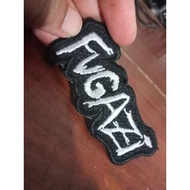 Embroidered patch fugazi band clothing patch accessories