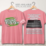 Kaos Sound System Audio OSS Operator Mixer Control Hobi Mahal Baju Distro RDW Ashley Behringer - TFA