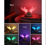 USB充電變色小鹿燈夜燈  rttckp USB Rechargeable Color Changing Deer Lamp Night Light 夜燈 壁燈 智能感應 充電夜燈 usb夜燈 nig