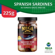 Mega Premium Spanish Sardines in Tomato Sauce and Oil 225g