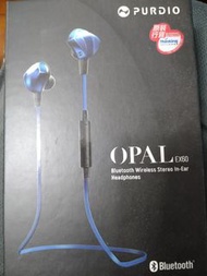 原裝 Purdio  OPAL  EX60 入門版無線藍芽耳機 閃鑽藍 限定精選入門耳機