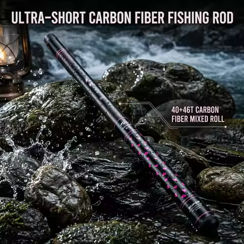 YUSHANG Carbon Fiber Fishing Rod 40+46T 41cm Light Portable Telescopic Rod 3.6m 3.9m 4.5m Chinese St