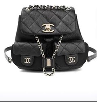 ❌Chanel 青蛙 duma 背包 backpack 魚子醬 迷你 黑色 caviar