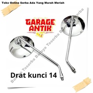 Retro Mirrors Scoopy Mirrors Honda Cb 100 Cb 125 Honda S90Z drat 14 Old School Vintage Mirrors