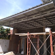 kanopi bajaringan atap sunplast(fiber transparan)