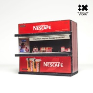 Hotwheels Diorama CoffeeShop Nesc*fe Scale 1:64