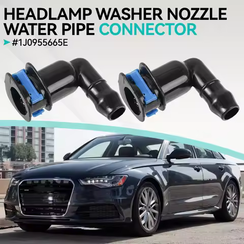 For VW Golf Jetta Passat Polo Eos Sharan Beetle Audi A6 A8 TT Headlight Washer Pump Connector 1J0955