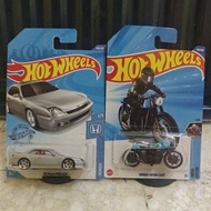 Hotwheels Honda Prelude 98 & Honda CB750 Cafe