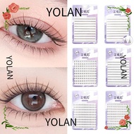 YOLANDAGOODS Air Lower Eyelashes, 6mm DIY Lash Extension Bottom Lash Clusters, Makeup Tools Under Bo