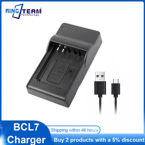 DMW-BCL7 BCL7E Battery USB Charger DMW-BTC11 DMWBTC11 for Lumix DMC-F5 FH10 FS50 SZ9 SZ8 SZ3 XS1 and