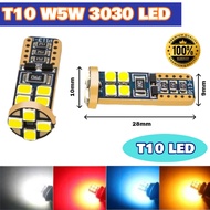 T10 6LN LED Car Bulb Canbus W5W 12SMD 3030 LED Bulb