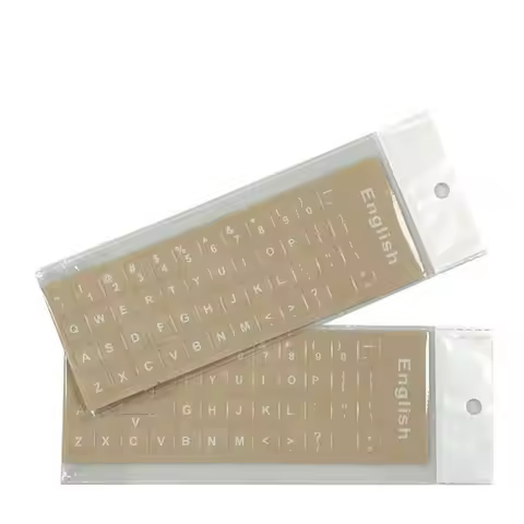 Dust Protection Russian Film Hebrew Computer Keyboard Cover Language Alphabet Sticker Keyboard Lette