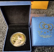 Hello kitty 金牌 銀牌 紀念幣 $280