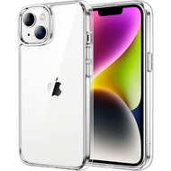 JETech iPhone 14 6.1 inch Protective Case No Yellowing Shock Absorption Bumper Cover Scratch Prevent