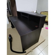 🇲🇾 🔥Hot Selling🔥 6/7 Feet EX Series Office Pejabat Customer Servise Reception Counter Table Furnitur