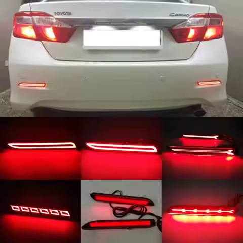 Car LED Rear Bumper Reflector Brake lamp For Toyota Camry RAV4 Harrier Sienna EZ Alphard Aygo Mark X
