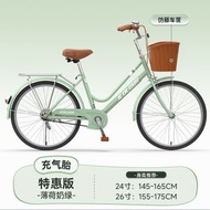 其他品牌 - 自行車女款成人新型輕便變速復古通勤上班代步單車26寸大學生女士