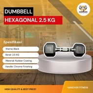 HANOVER FITNESS | Dumbell hexagonal 2.5 kg IMPORT ORIGINAL barbell hexagonal dambel hex
