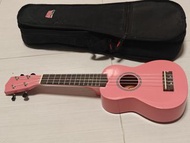 USA夏威夷小結他 Ukulele 粉紅色結他連琴袋