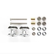 TAMIYA 15418 DOUBLE ALUMINUM ROLLERS W / RUBBER RINGS [13-12]