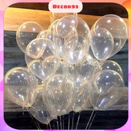Set of 20/50 transparent balloons 10inch-27cm used to decorate Birthdays - Weddings - Events
