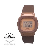 [Watchspree] Casio G-Shock for Ladies' Metal-Clad Bio-Based Brown Resin Band Watch GMS5600UBR-5D GM-S5600UBR-5D GM-S5600UBR-5