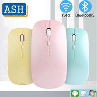 ASH Rechargeable Wireless Bluetooth Mouse Dula Model Mice 2.4G for Honor Pad X9 11.5 Inch X8 Pro 2023 Pad X8 Lite 9.7 V6 V7 10.4 X8 10.1 V7 Pro 11inch V8 Tablet