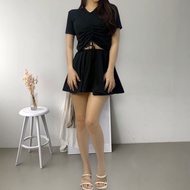 WSE390 Set 2in1 Nerual PREMIUM QUALITY UK Fit To L-XL LD 100CM PJ 42CM PJ Skirt 60CM Drawstring Top 