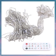 (NUQR) Smart Curtain Lights Bluetooth App Control RGB LED String Waterproof Fairy Light USB DIY Disp