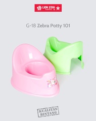 Lion Star G-18 Zebra Potty 101 Pispot Bayi Tempat Pup Toilet Training