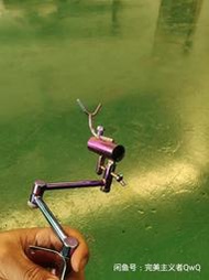 [休閒客釣具]陸製白鐵釣魚冰箱側擴延伸式竿受架左右通用