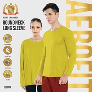 888.CO MICROFIBER ROUNDNECK LONGSLEEVE (FAST-DRY/COOL-MAX) ANTI-BACTERIA YELLOW