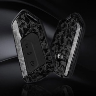 ABS Carbon Fiber Car Remote Key Case Cover For VW Volkswagen Golf 8 2020 Skoda Octavia A8 MK8 2022 2