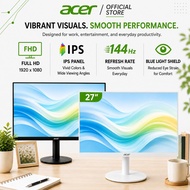 [144Hz Refresh Rate] Acer SA272/SA273 27-Inch FHD IPS ZeroFrame Monitor | Black/White Color