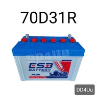 ESB S515 PLUS (70D31) แบตเตอรี่รถยนต์ แบตน้ำ พร้อมใช้งาน แบตกระบะ แบตSUVMPV หรือใส่รถไถ